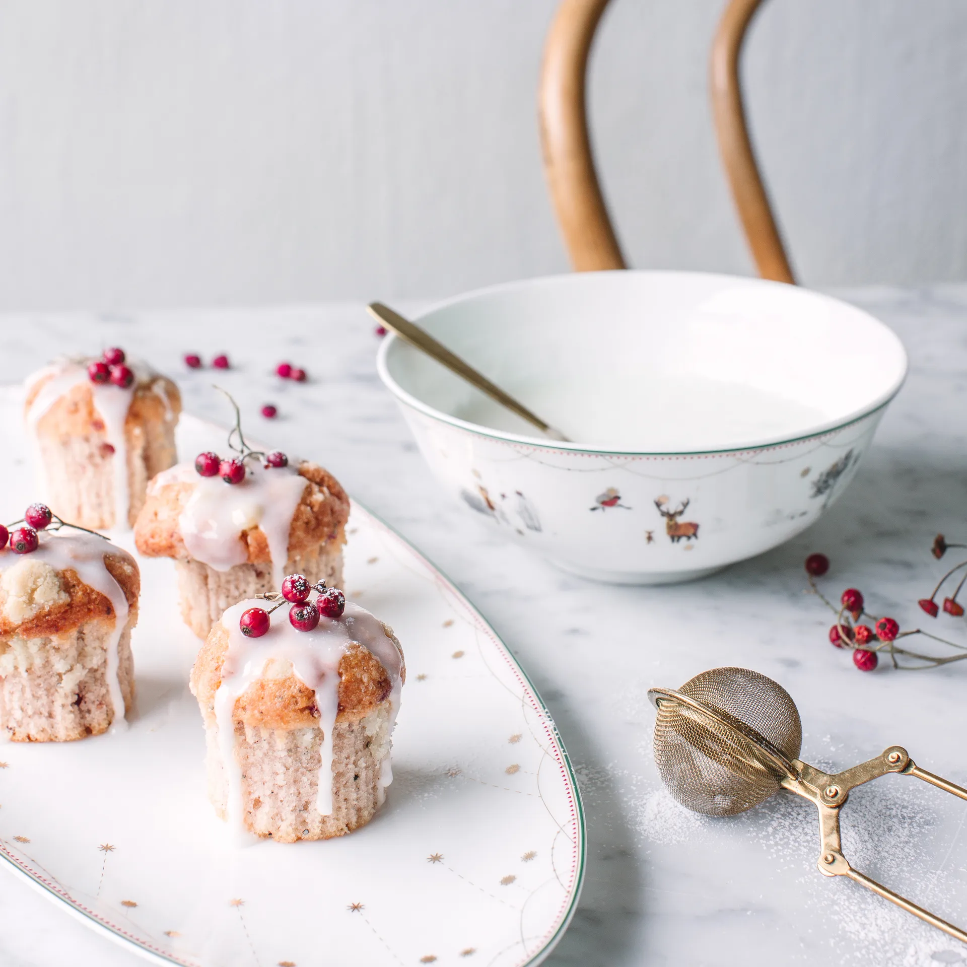 Bol Julemorgen, 22 cm Wik & Walsøe