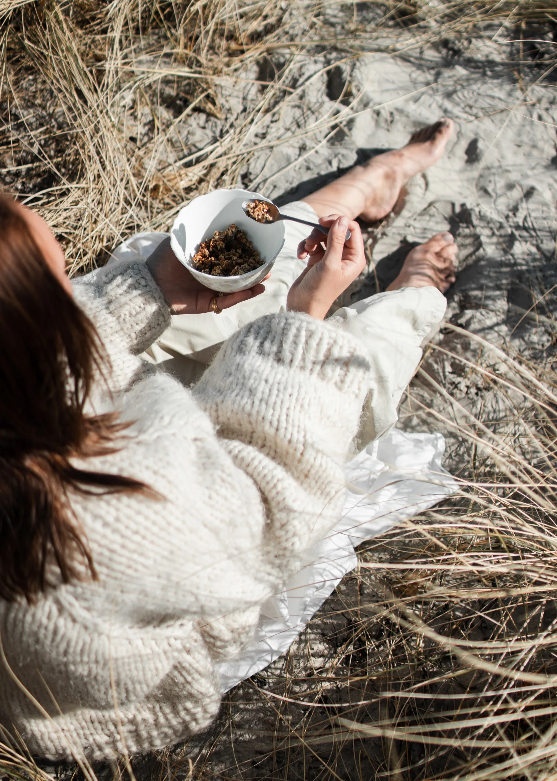 Bol Slåpeblom Ø14 cm, Gris Wik & Walsøe