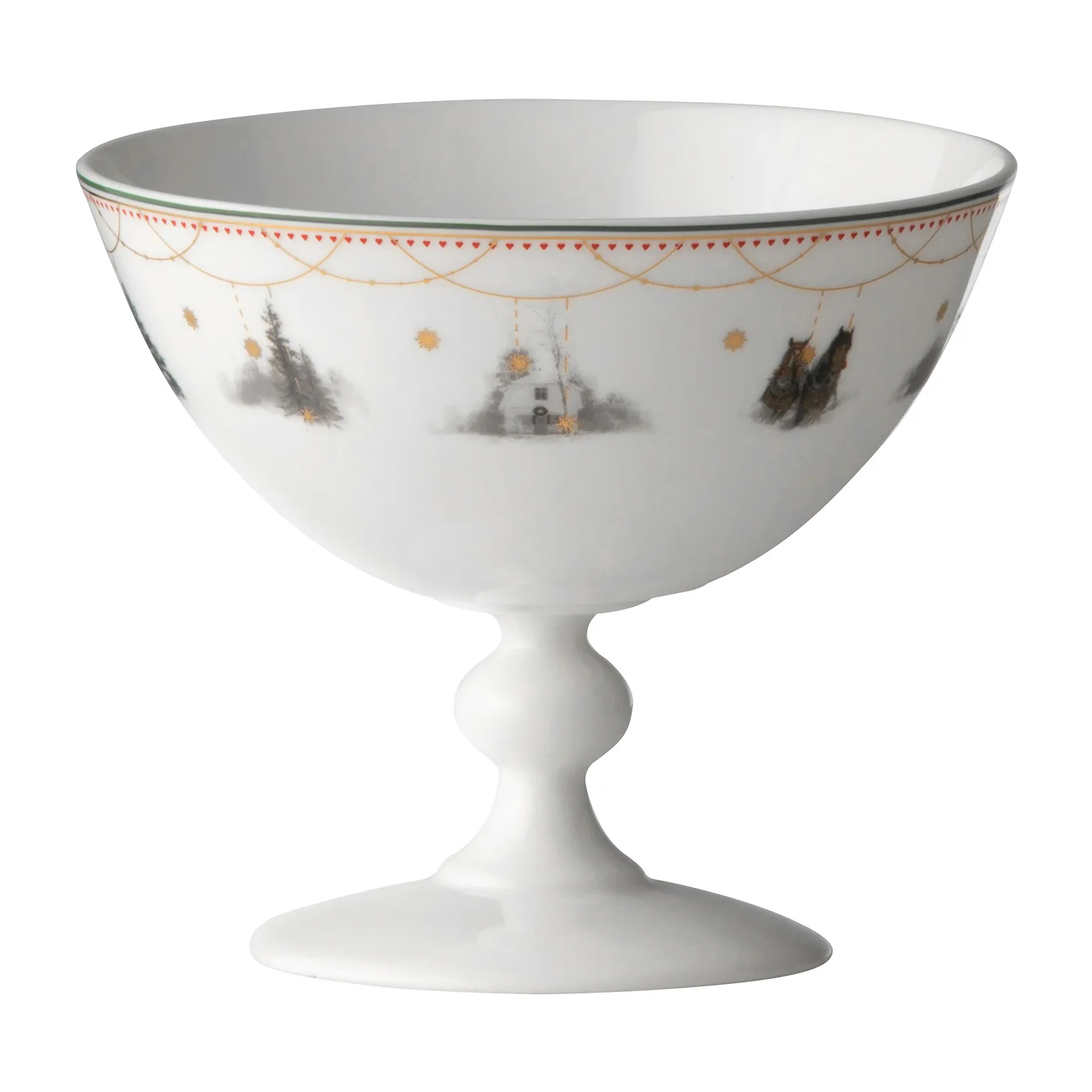 Bol sur pied Julemorgen Story, Ø13 cm Wik & Walsøe