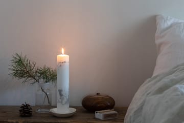 Bougeoir Alv Ø14 cm - Blanc-gris - Wik & Walsøe