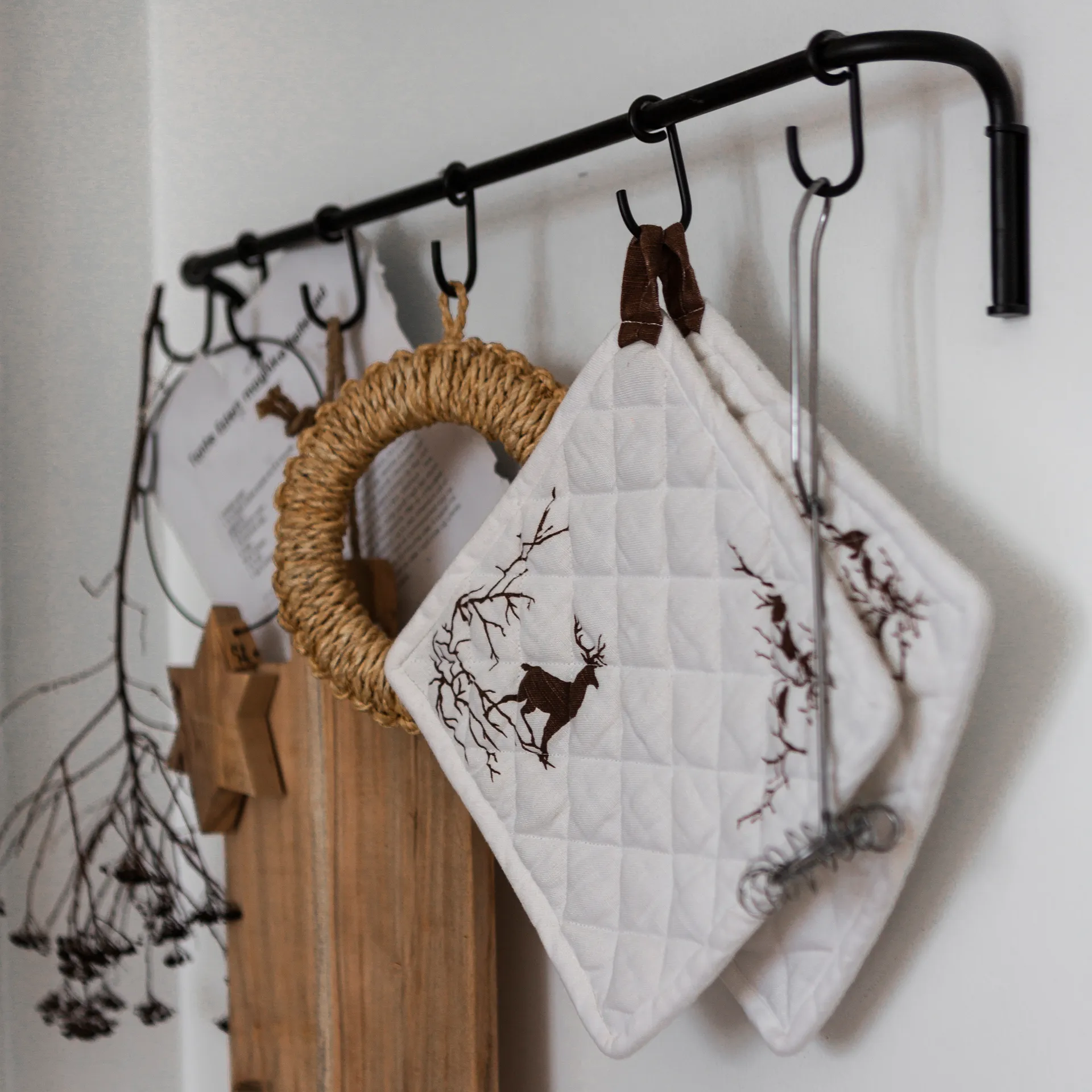 Dessous de plat Alveskog Lot de 2, Blanc Wik & Walsøe