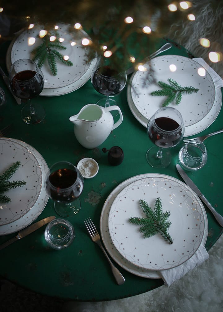Julemorgen Girlander assiette Ø28 cm, lot de 2, Blanc Wik & Walsøe