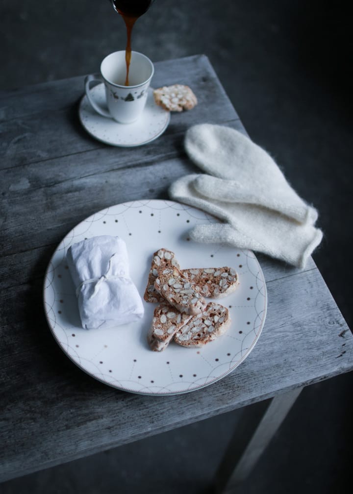 Julemorgen Girlander assiette Ø28 cm, lot de 2, Blanc Wik & Walsøe