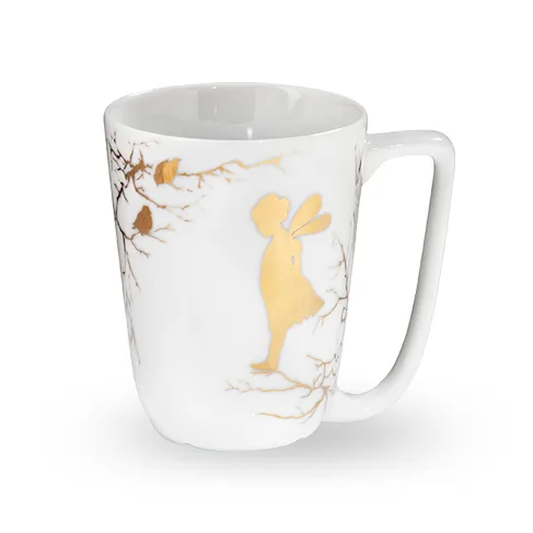 Mug Alv 30 cl, blanc-or Wik & Walsøe