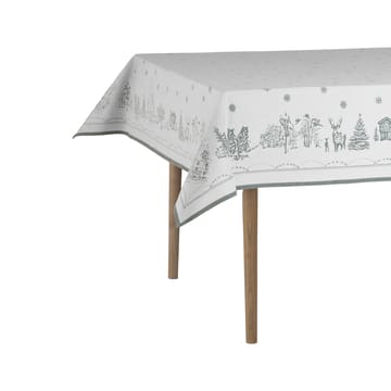 Nappe Julemorgen - Blanc-vert, 140x300 cm - Wik & Walsøe