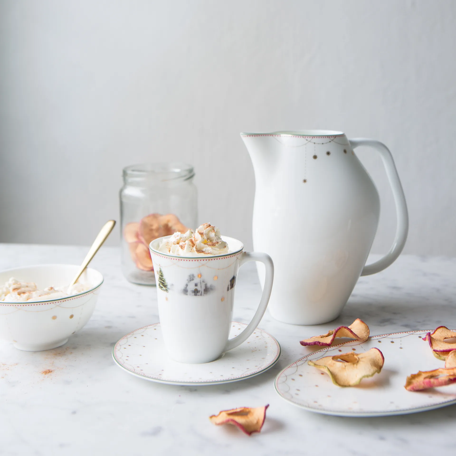 Plat à service Julemorgen oval, 20 cm Wik & Walsøe