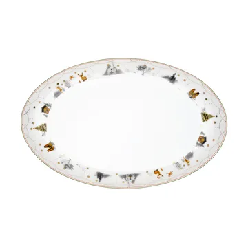 Plat ovale Julemorgen Story - 39 cm - Wik & Walsøe