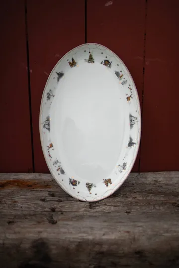 Plat ovale Julemorgen Story - 39 cm - Wik & Walsøe
