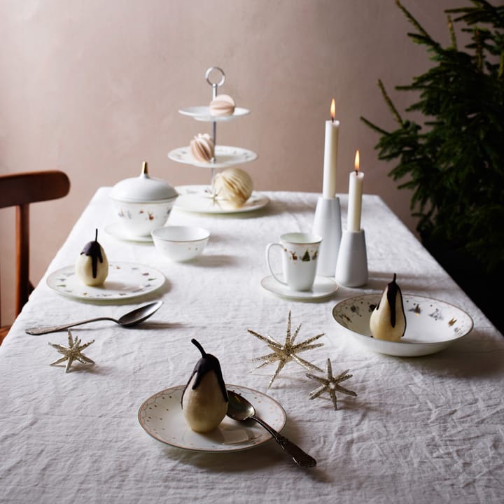 Présentoir à gâteaux Julemorgen - blanc - Wik & Walsøe