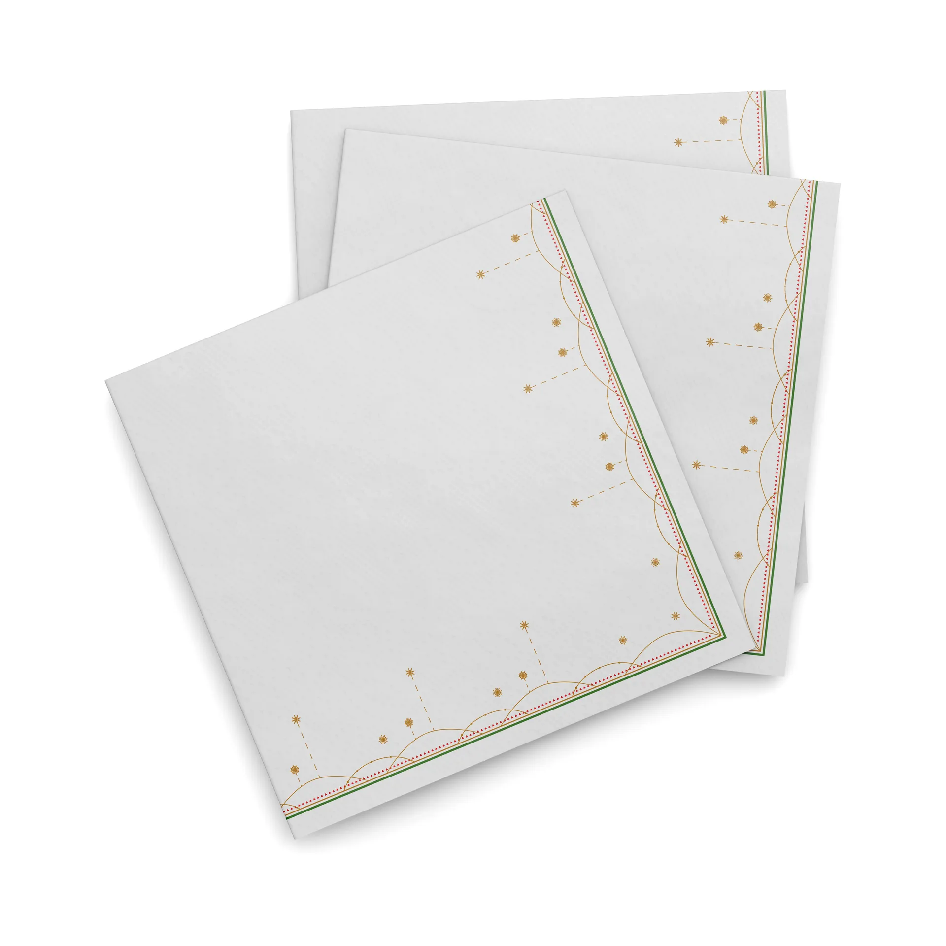 Serviette Julemorgen 33 x 33cm pack de 20, Guirlandes Wik & Walsøe