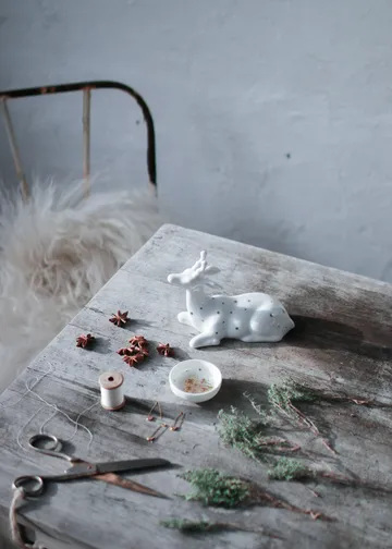 Stjernedryss bol Ø6 cm - Blanc - Wik & Walsøe