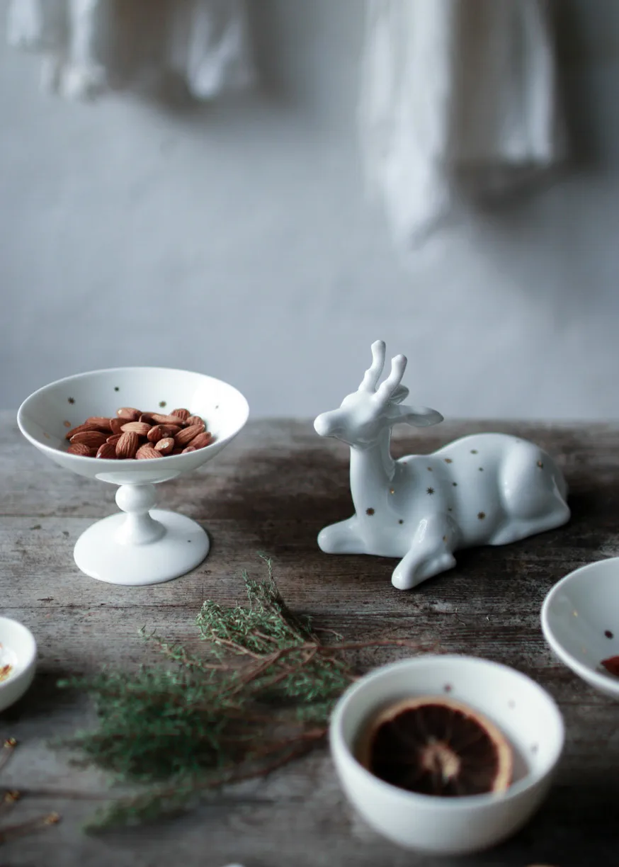 Stjernedryss bol Ø9 cm, Blanc Wik & Walsøe