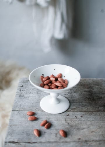Stjernedryss bol sur pied Ø12 cm - Blanc - Wik & Walsøe