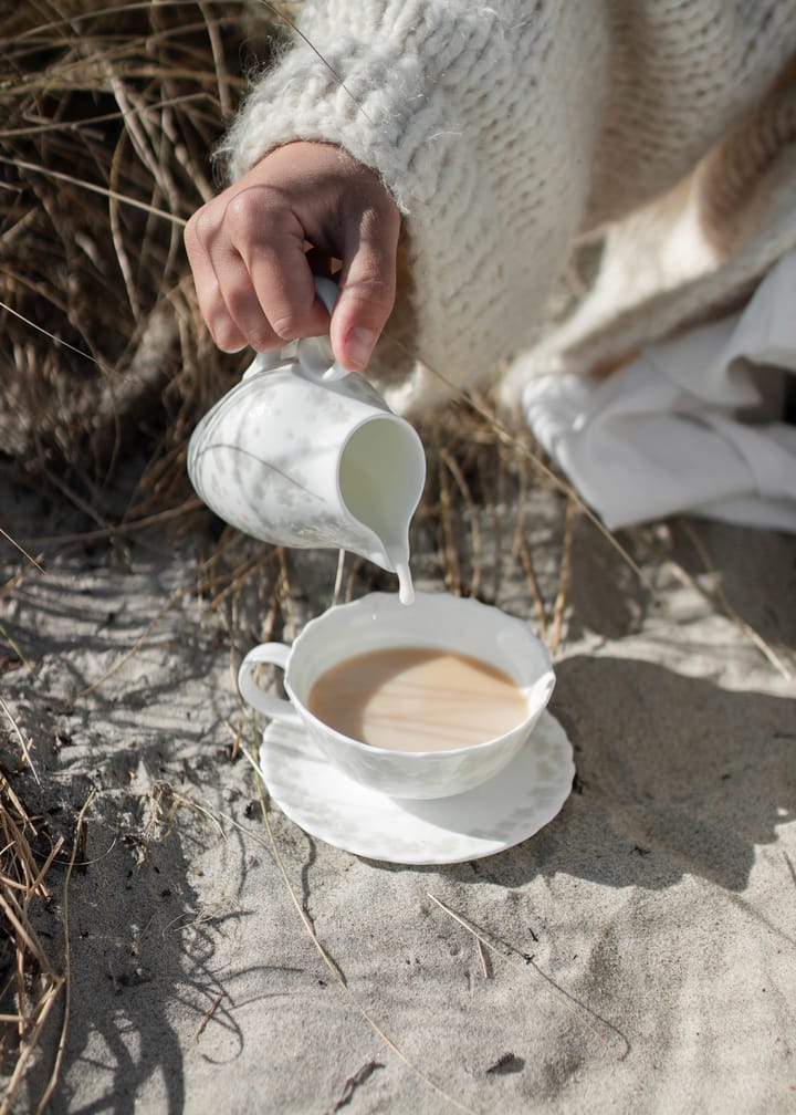 Tasse à thé et soucoupe Slåpeblom 30 cl - Gris - Wik & Walsøe