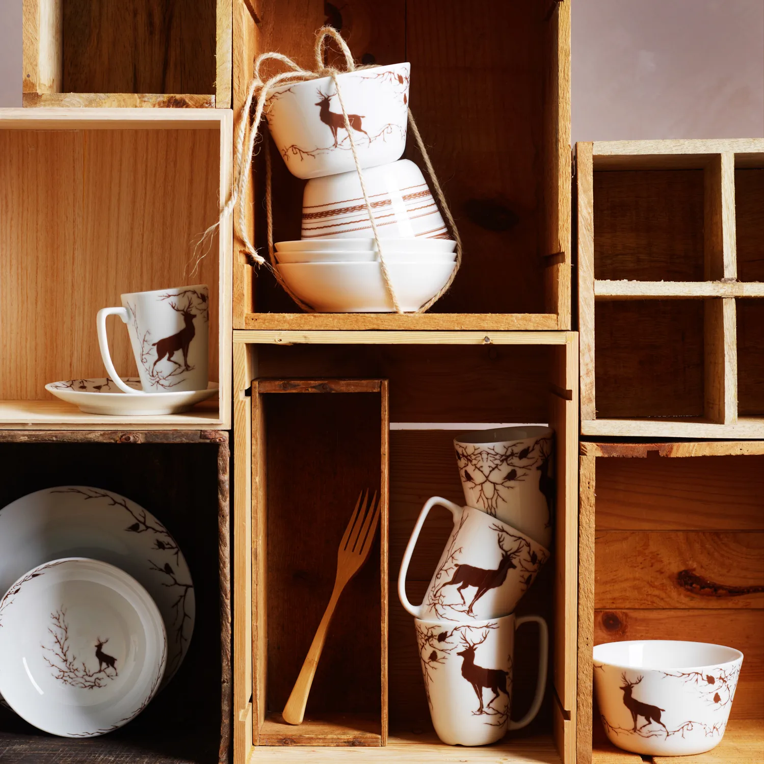 Tasse Alveskog 30 cl, brun Wik & Walsøe