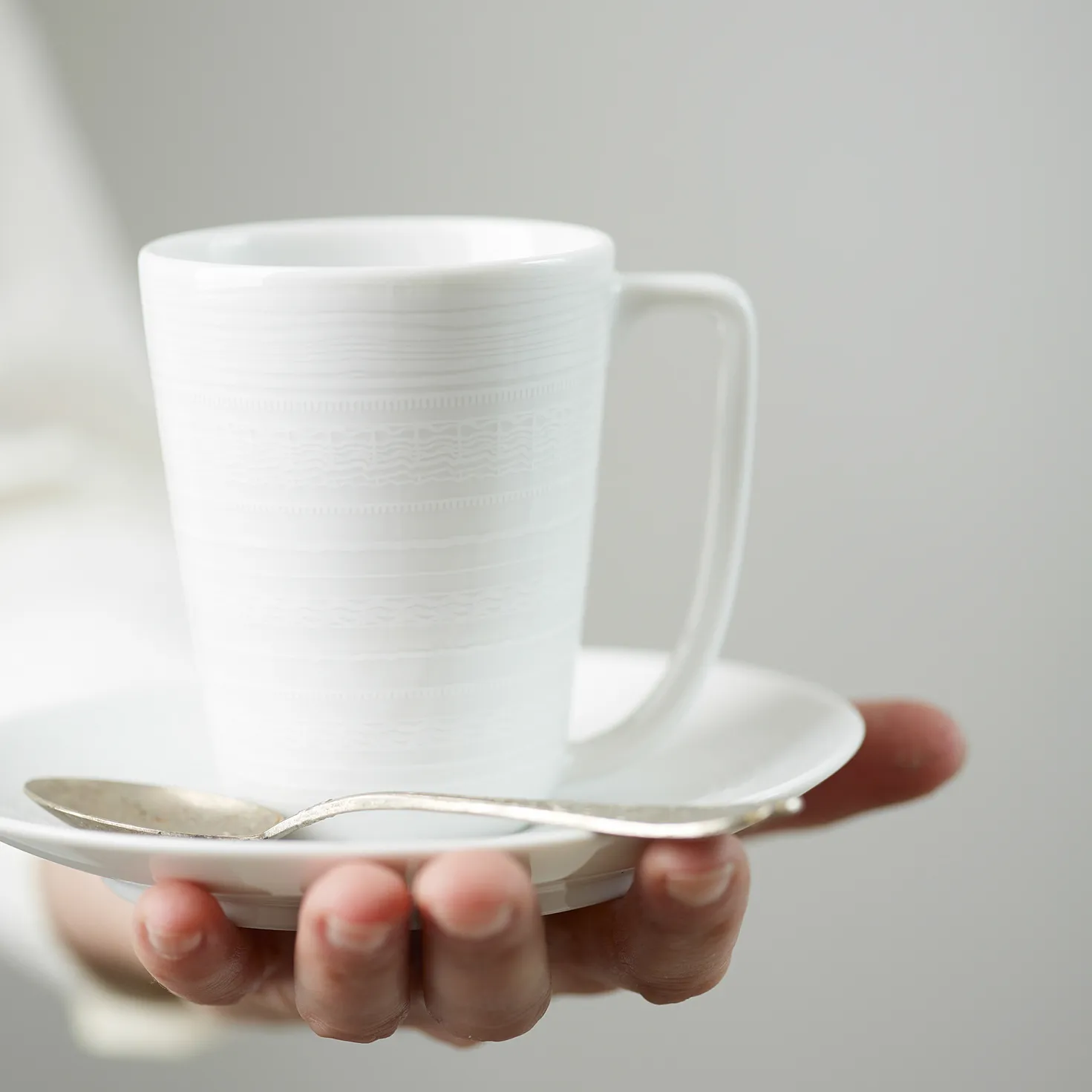 Tasse et soucoupe Whitewood, 20 cl Wik & Walsøe