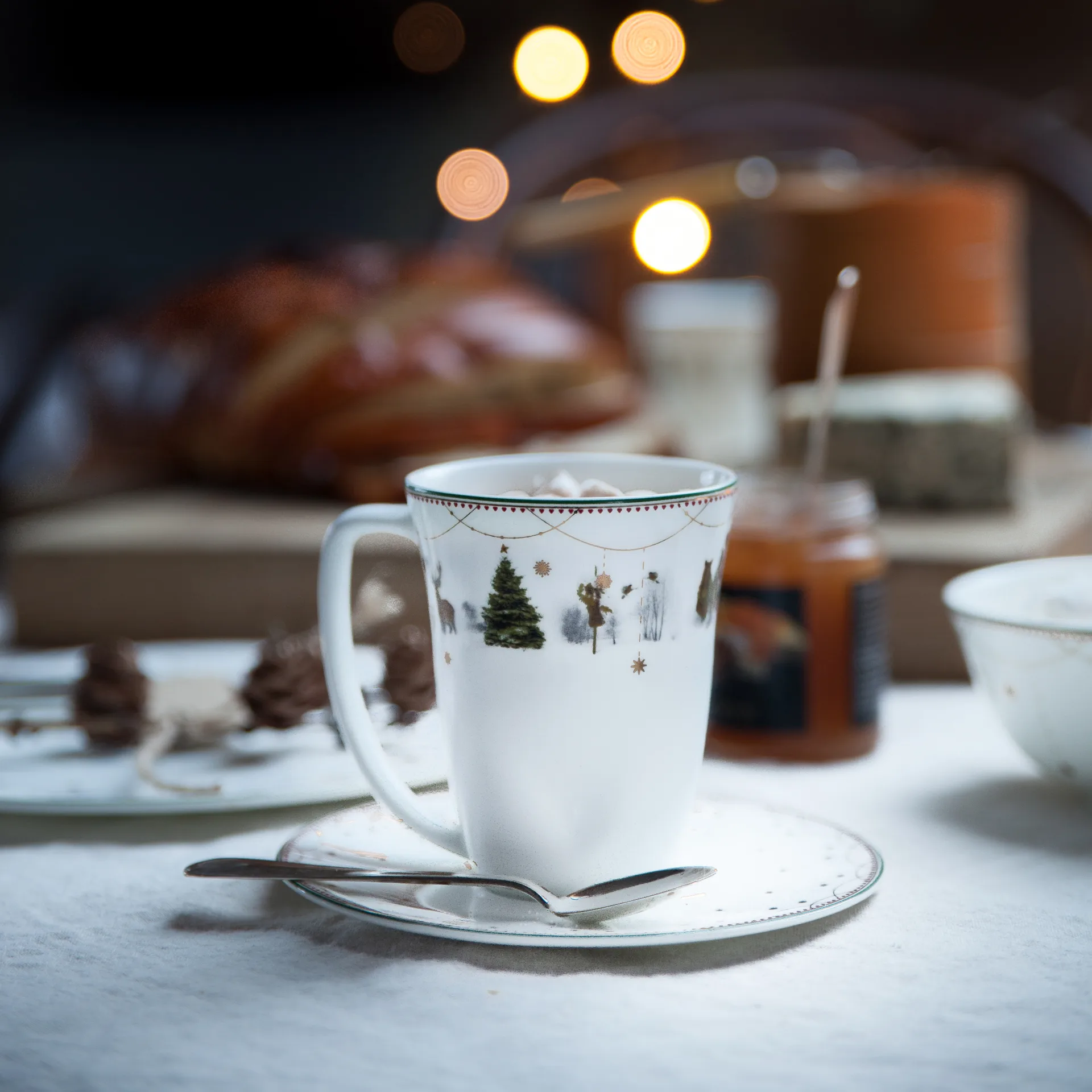 Tasse Julemorgen 30 cl, lot de 2, blanc Wik & Walsøe