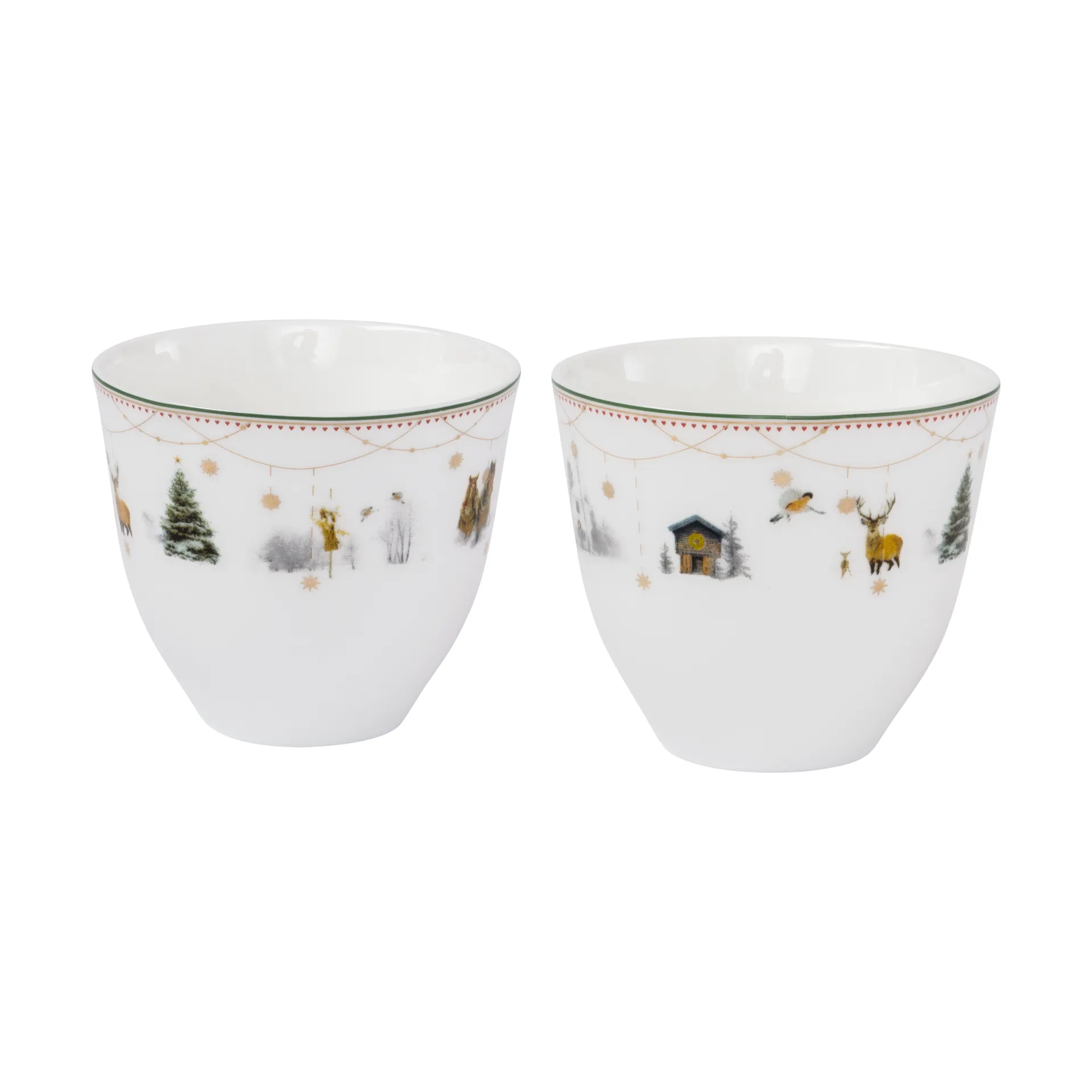 Tasse Julemorgen Story 20 cl, pack de 2, Blanc Wik & Walsøe
