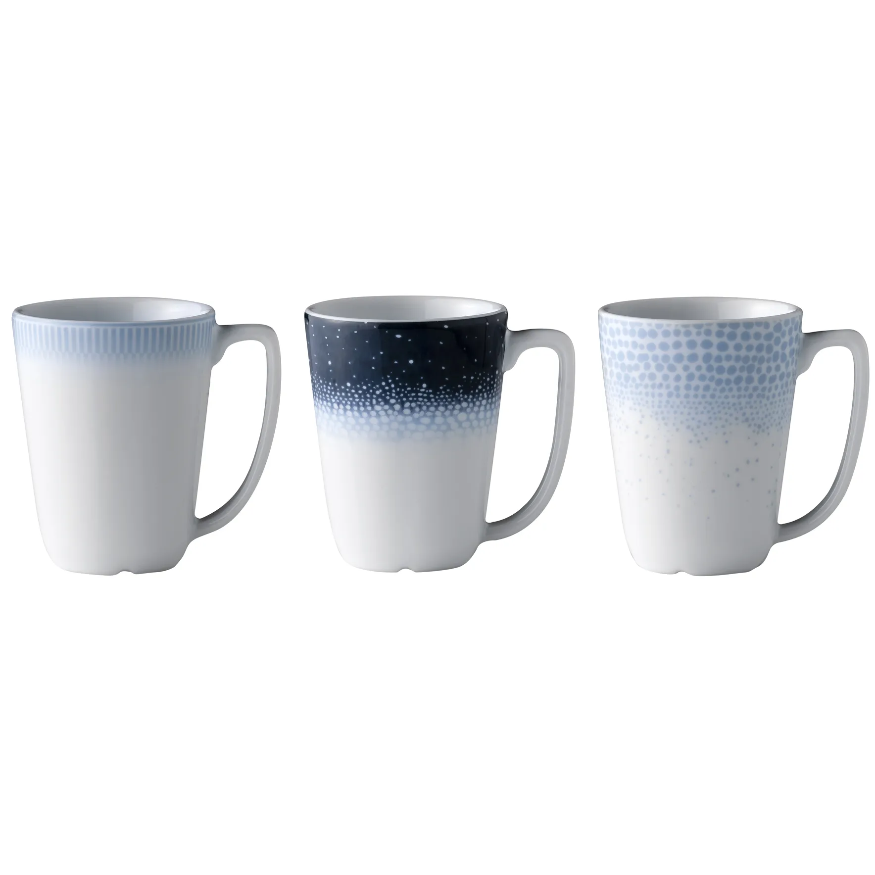 Tasse Osean 20 cl lot de 3, Bleu-blanc Wik & Walsøe