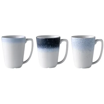 Tasse Osean 20 cl lot de 3 - Bleu-blanc - Wik & Walsøe
