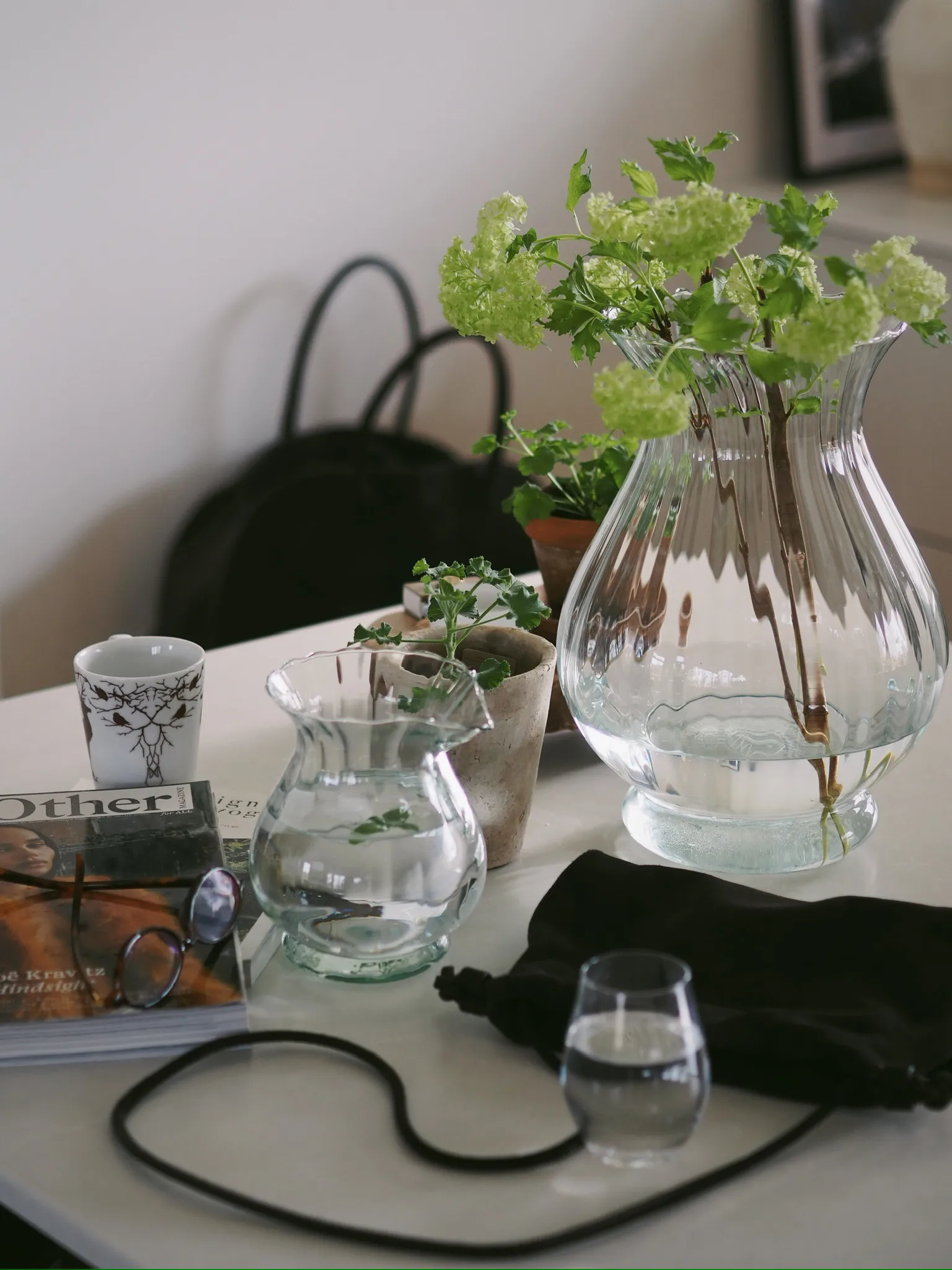 Vase Falla recyclé 17,5 cm, Transparent Wik & Walsøe