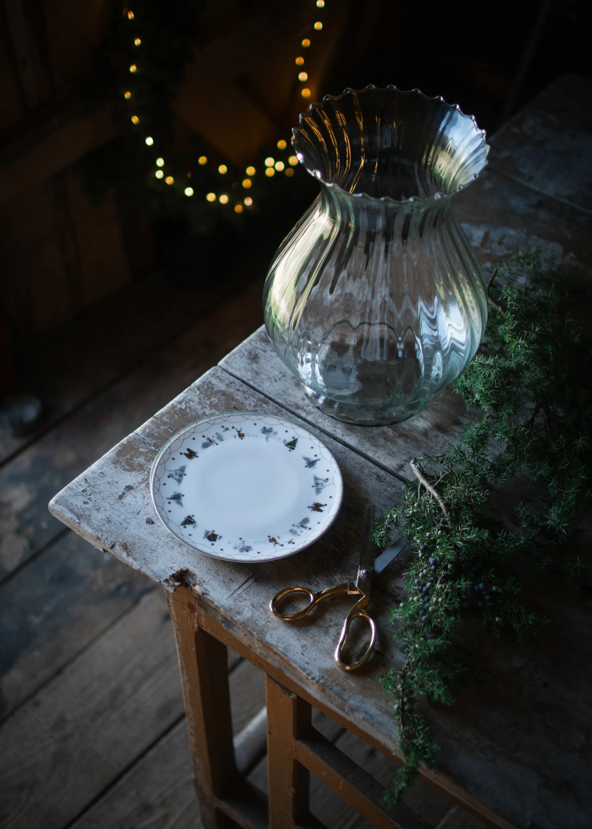 Vase Falla recycled 35 cm, Transparent Wik & Walsøe