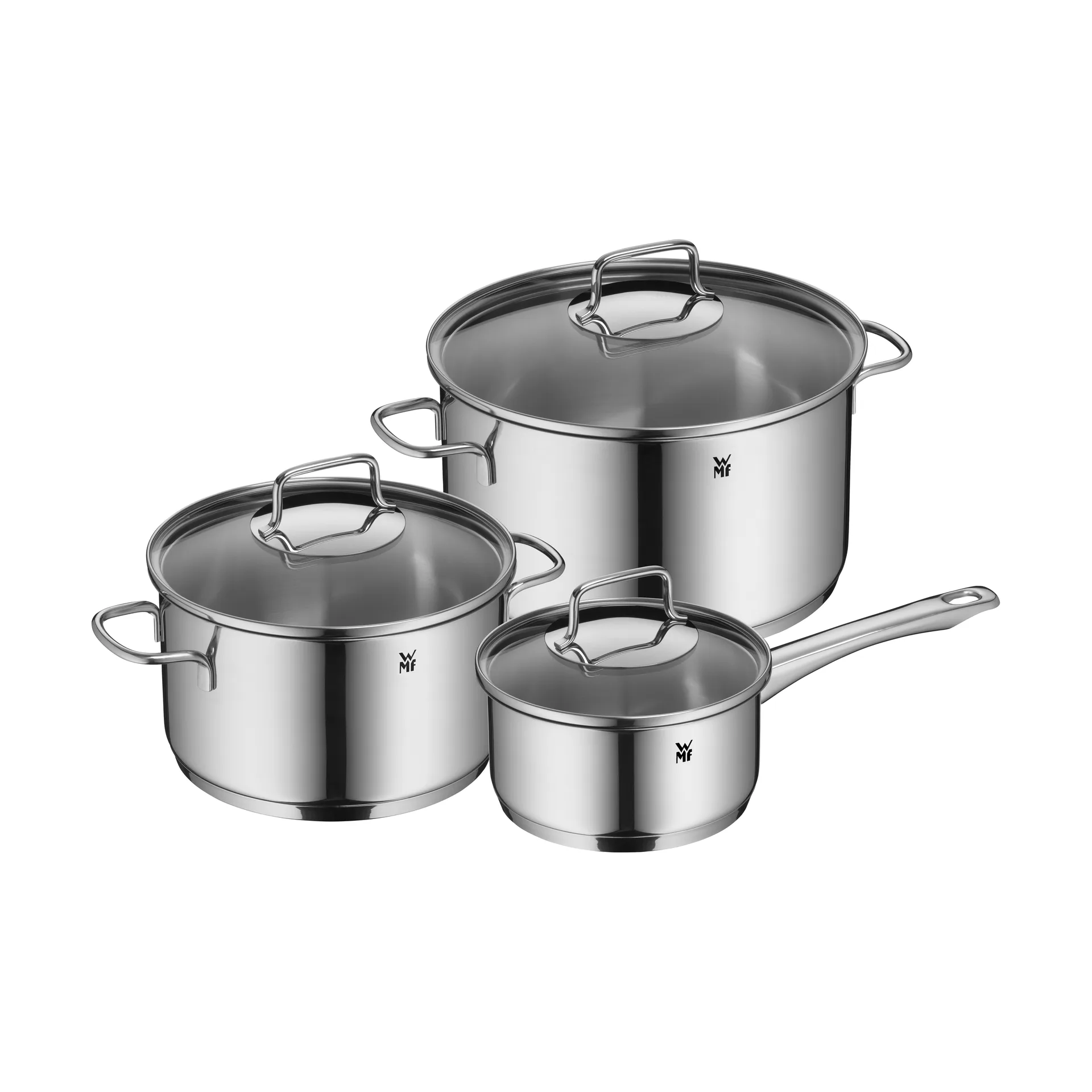 Astoria set de casseroles 3 pièces, Acier inoxydable WMF