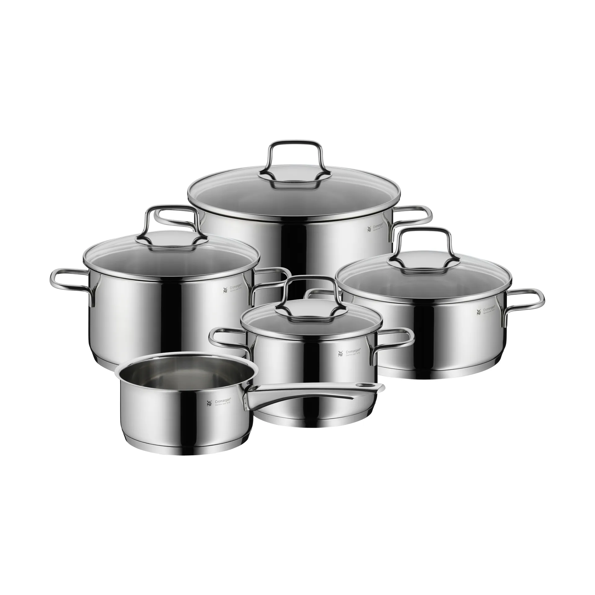 Astoria set de casseroles 5 pièces, Acier inoxydable WMF