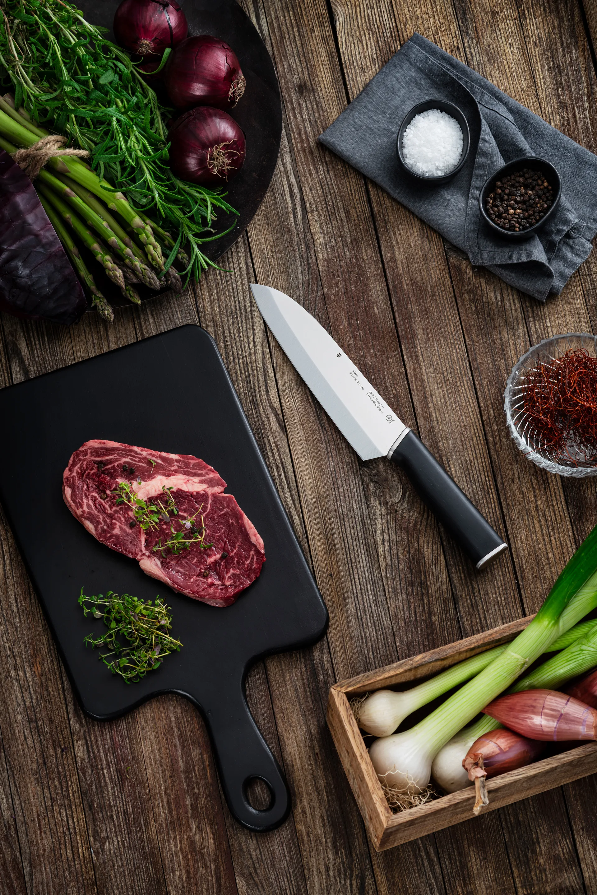 Couteau santoku Kineo cromargan, 18 cm WMF