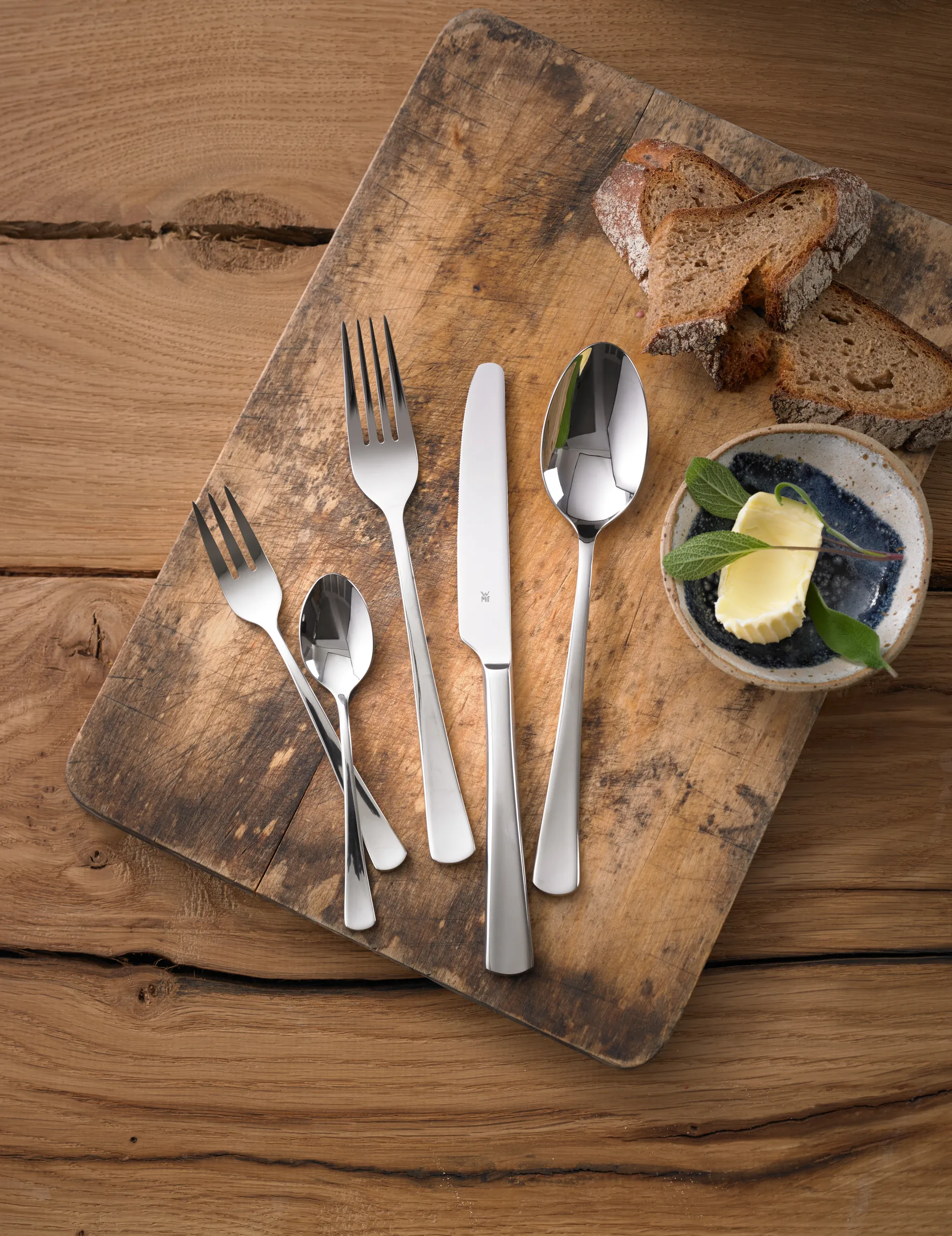 Couverts Denver Cromargan brillant, 30 Pièces WMF