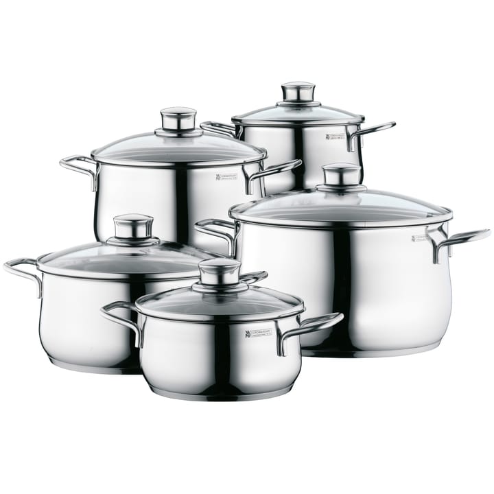 Set de casseroles Diadem Plus 5 Pièces - Acier inoxydable - WMF