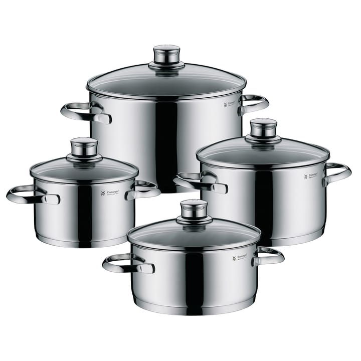 Set de casseroles Saphir 8 Pièces - Acier inoxydable - WMF