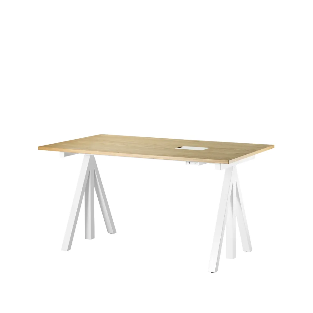 Bureau Works - chêne & blanc Works