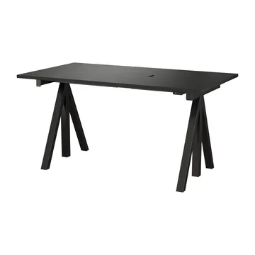 Bureau Works noir 78x140 cm - Works
