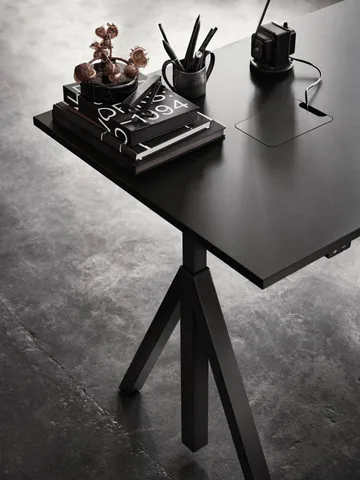 Bureau Works noir 78x160 cm - Works