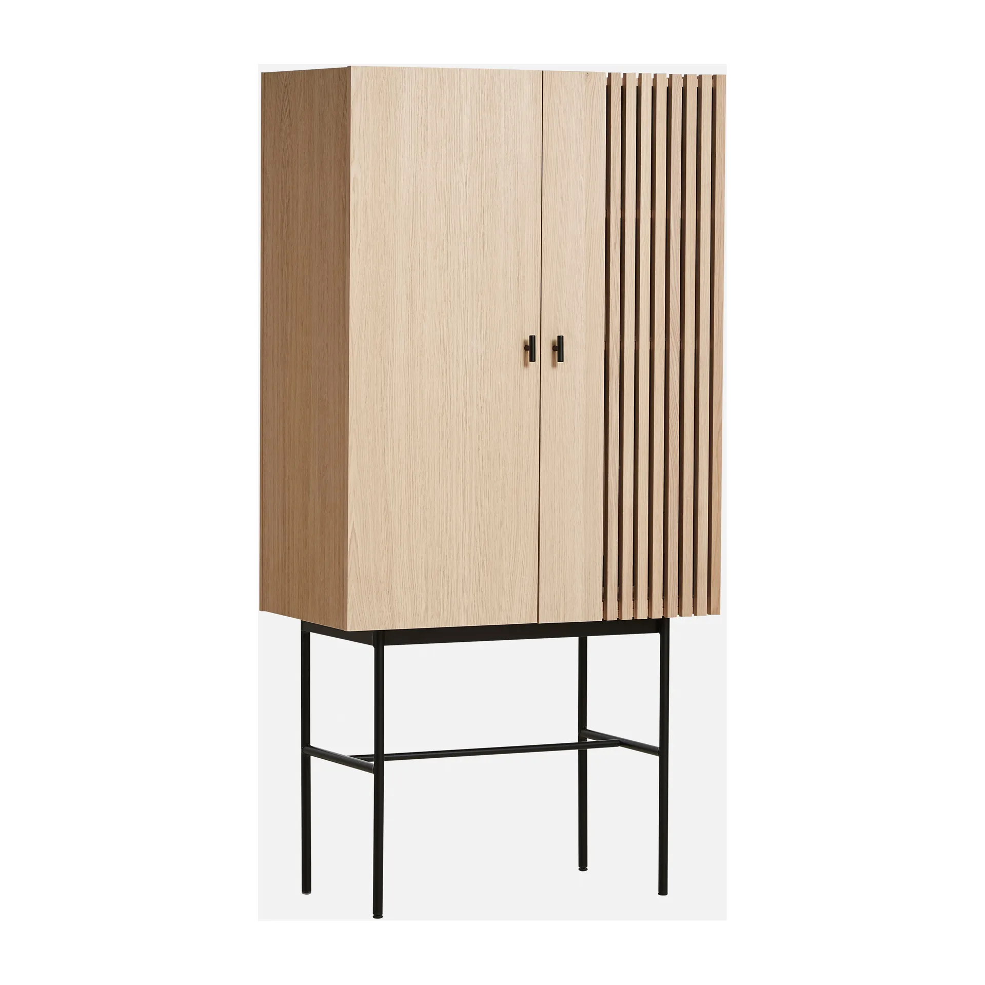 Armoire Array, 80cm, Chêne pigmenté blanc Woud