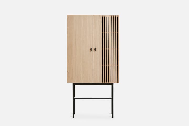 Armoire Array, 80cm - Chêne pigmenté blanc - Woud