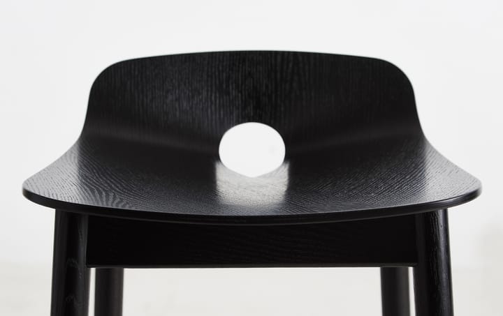 Chaise de bar Mono - Noir - Woud