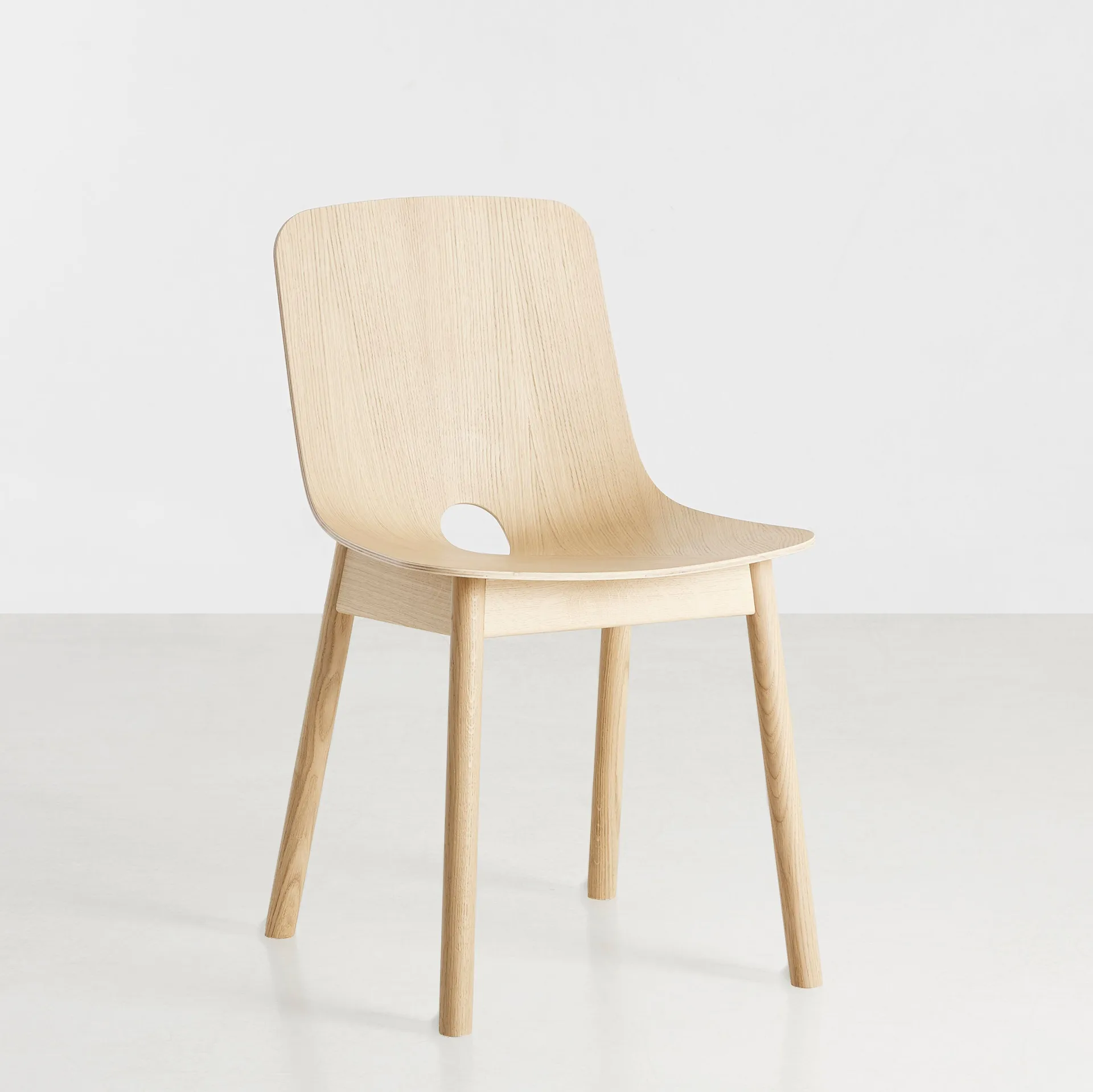 Chaise de salle à manger Mono, chêne huilé Woud