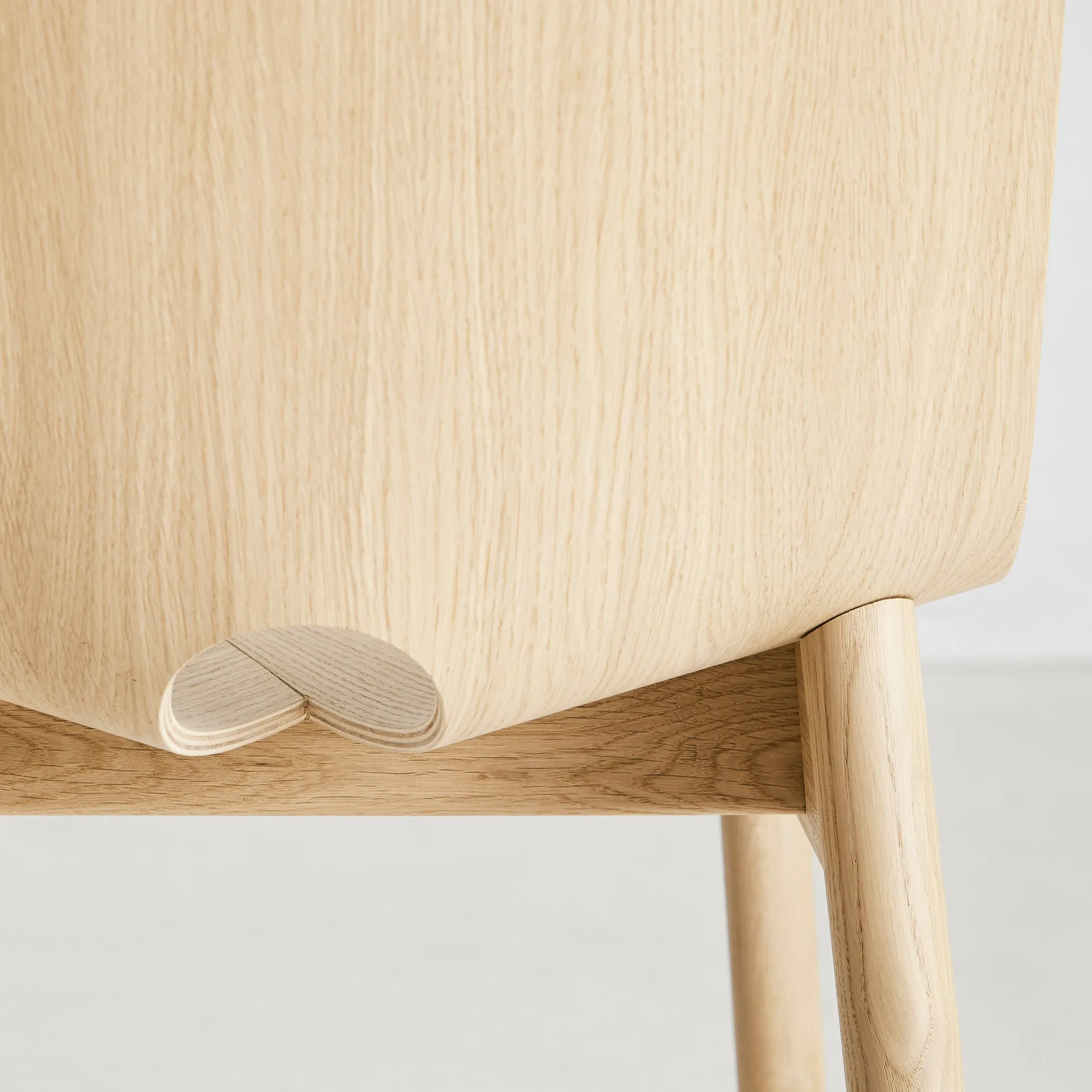 Chaise de salle à manger Mono, chêne huilé Woud