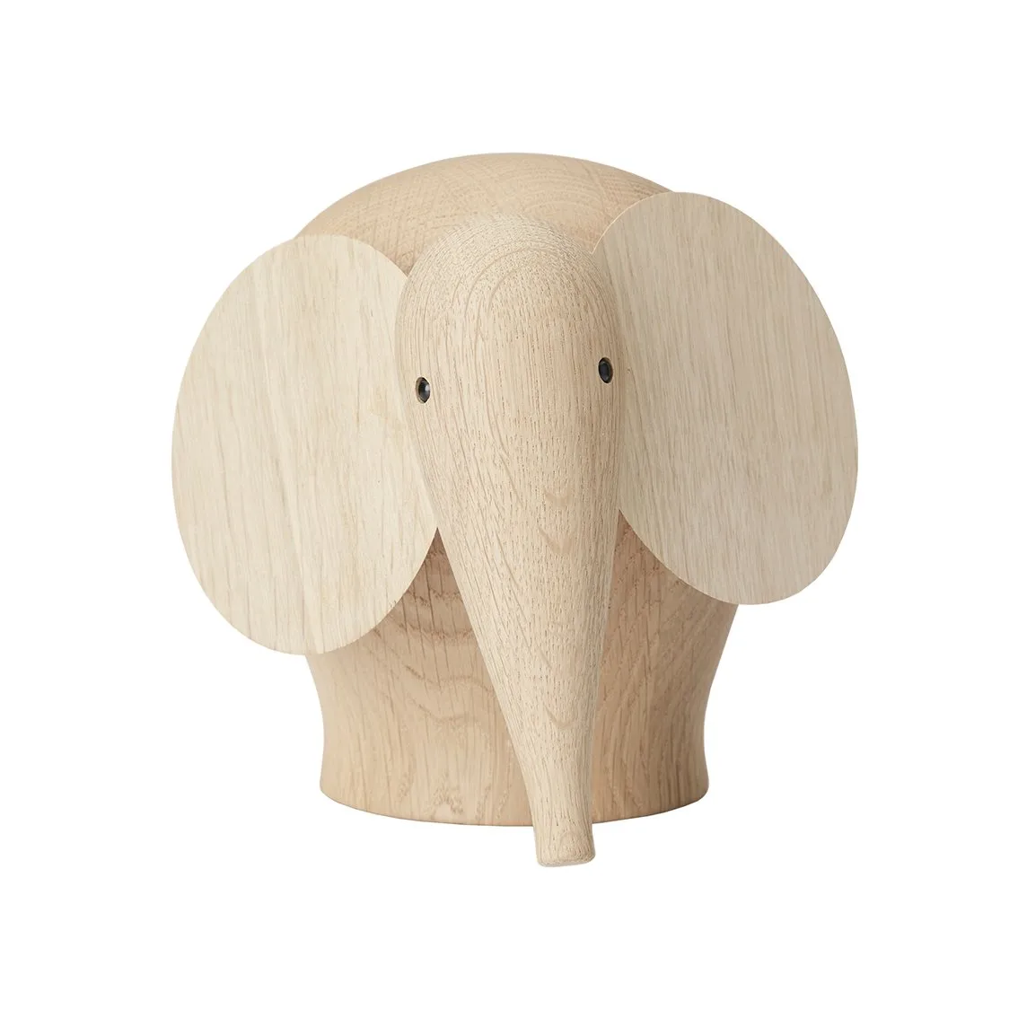 Eléphant en bois Nunu, moyen Woud