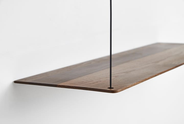 Étagère d'appoint Stedge 80 cm, Chêne fumé Woud