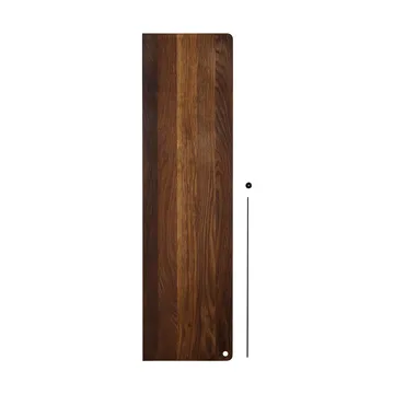 Étagère d'appoint Stedge - Chêne fumé, 80 cm - Woud