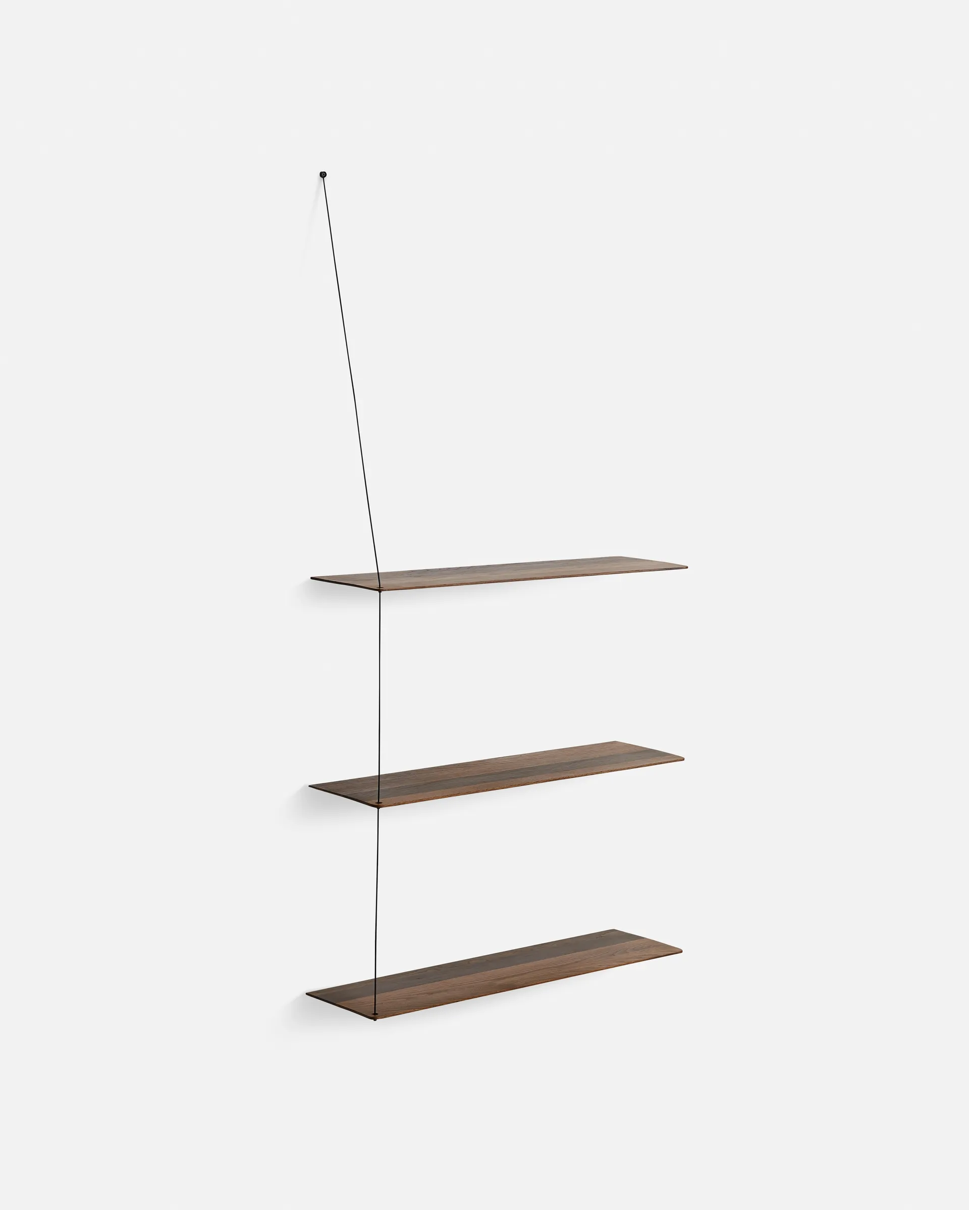 Étagère d'appoint Stedge, Chêne fumé, 80 cm Woud