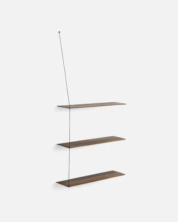 Étagère d'appoint Stedge - Chêne fumé, 80 cm - Woud