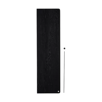 Étagère d'appoint Stedge - Chêne noir, 80 cm - Woud