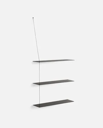 Étagère d'appoint Stedge - Chêne noir, 80 cm - Woud