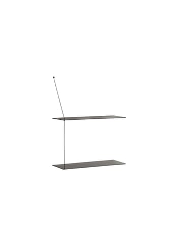 Etagère Stedge 60 cm - Frêne teinté noir - Woud