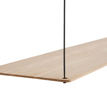 Etagère Stedge 80 cm - Chêne pigmenté blanc - Woud