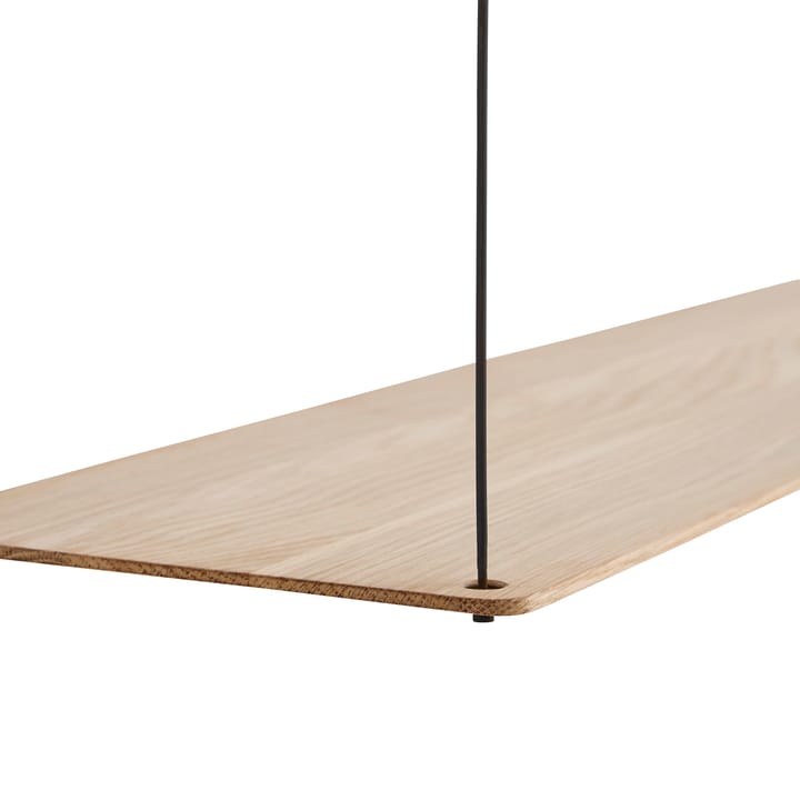 Etagère Stedge 80 cm, Chêne pigmenté blanc Woud